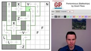 GMPuzzles - 2022/06/03 - Pentominous (Battleships) by Grant Fikes