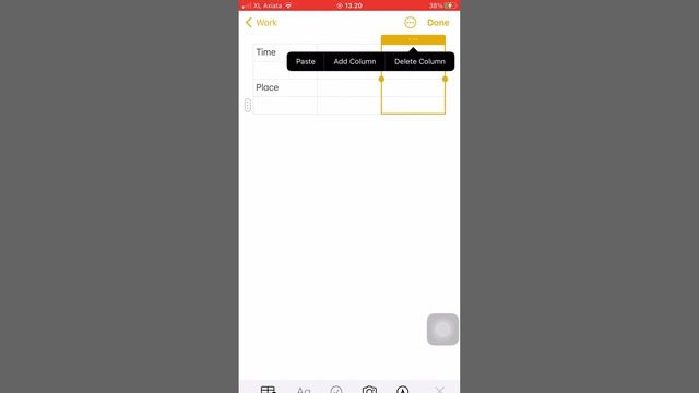How to Create Tables on iPhone Notes App