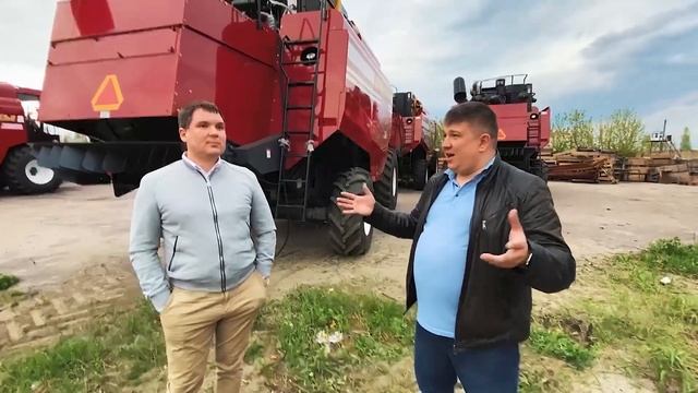 Получаю новый трактор. Интервью с исполнительным директором. Зерноуборочные комбайны