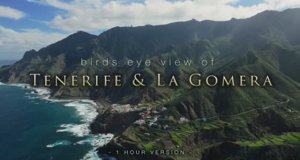 4K Bird’s Eye View of Spain’s Canary Islands ｜ 1HR Nature Film + Calming Music in 60FPS