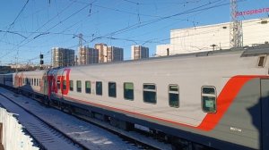 ЭП1М-525 с поездом №298 Москва - Владикавказ закатывается на ст. Ростов-Главный