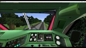 Дальневосточная детская железная дорога в Minecraft