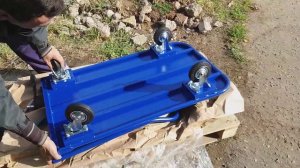 Тележка платформенная 600*1000 мм складная ручка "Зацеп"