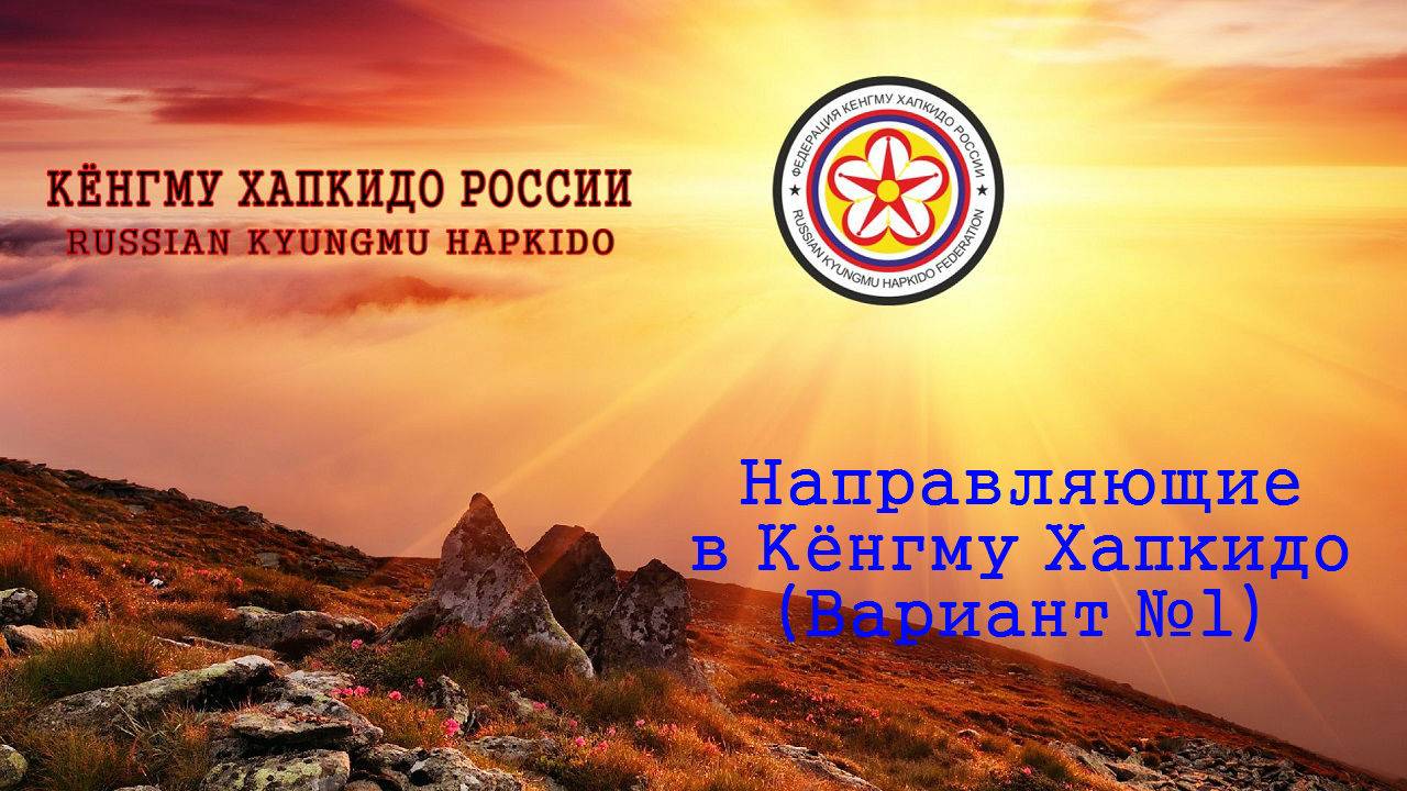 Направляющие в Кёнгму Хапкидо. (Вариант №1)