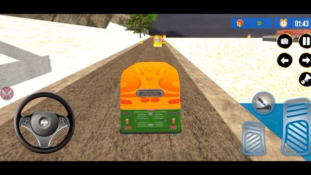 Offroad School Tuk Tuk Auto Rickshaw Driver Simulator - Android GamePlay смотреть онлайн