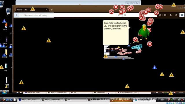 Epicka walka wirusów na windows vista [bonzi buddy vs memz clean vs wannacry.exe] смотреть онлайн