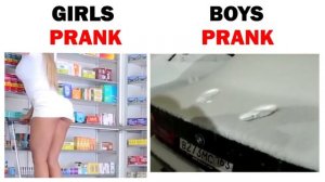 Girls Prank vs Boys Prank 2 ( Happy April Fool's Day :D ) #memes #boysvsgirlsmemes