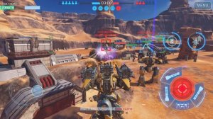 SHARANGA New Titan With 3 Heavy (Alpha) Weapons - War Robots Test Server Gameplay WR