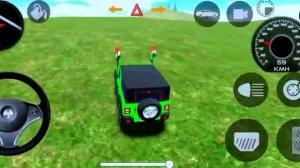 Dollar (Song) Modified Mahindra black Thar😈|| indian car simulator 3D || Android Gameplay #thar