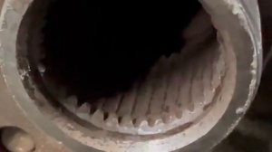 БМВ 5er F10 - слизало зубья хвостовика заднего кардана плюс лайфхак по подсчету количества шлицов