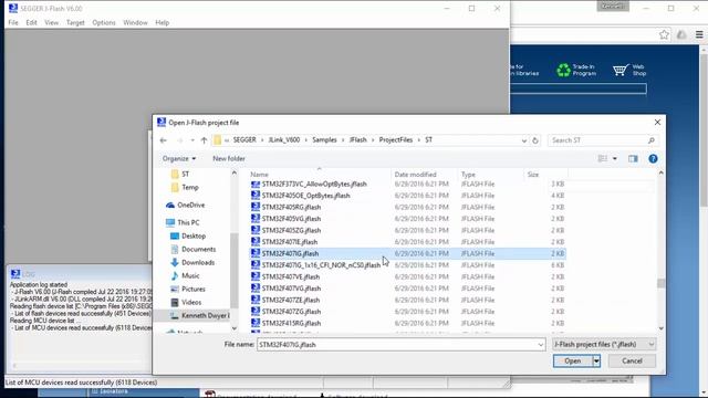 J-Flash Getting Started, How To Program Internal Flash.