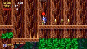 Wood Zone in Sonic 1 Forever! (OUTDATED)