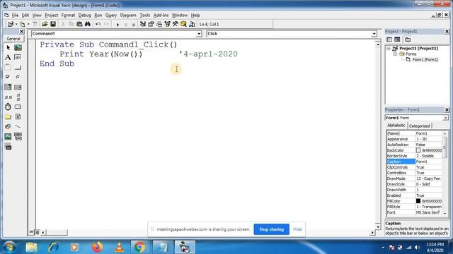 Date & Time Library Function in Visual Basic 6.0 | Date Time Library Function in VB6