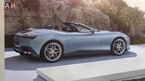 Новый Ferrari Roma Spider с мягкой откидной крышей