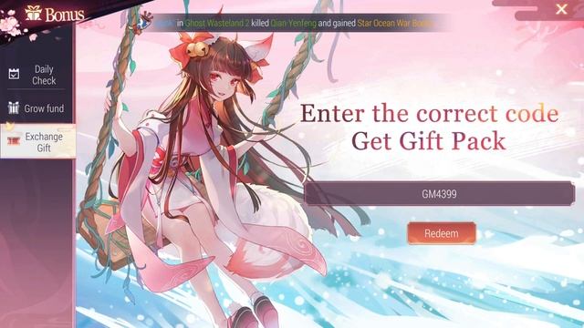 [LIMITED] Redeem Gift Code #1 - Goddess MUA