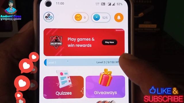 GamerPe App | Google Play Gift Card Earning App | Free Redeem Code | New Redeem Code Earning App