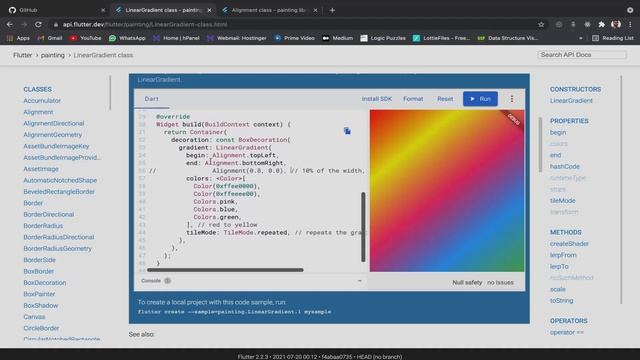 Flutter Shopping App Tutorial 28 - Using Gradients in Flutter
