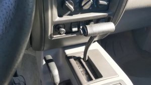 1990 Jeep Comanche interior.