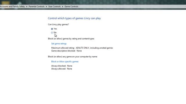 Windows 7 Parental Controls Limit Users to Specific Programs and Applications