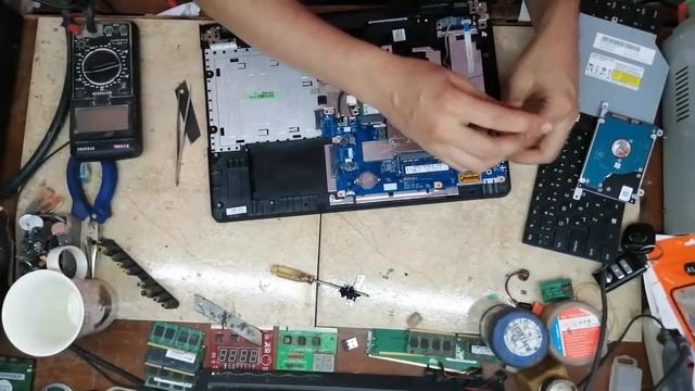 فك وتنظيف لاب لينوفو ايدياباد /Disassembly and cleaning Lenovo Ideapad 100-15iby смотреть онлайн