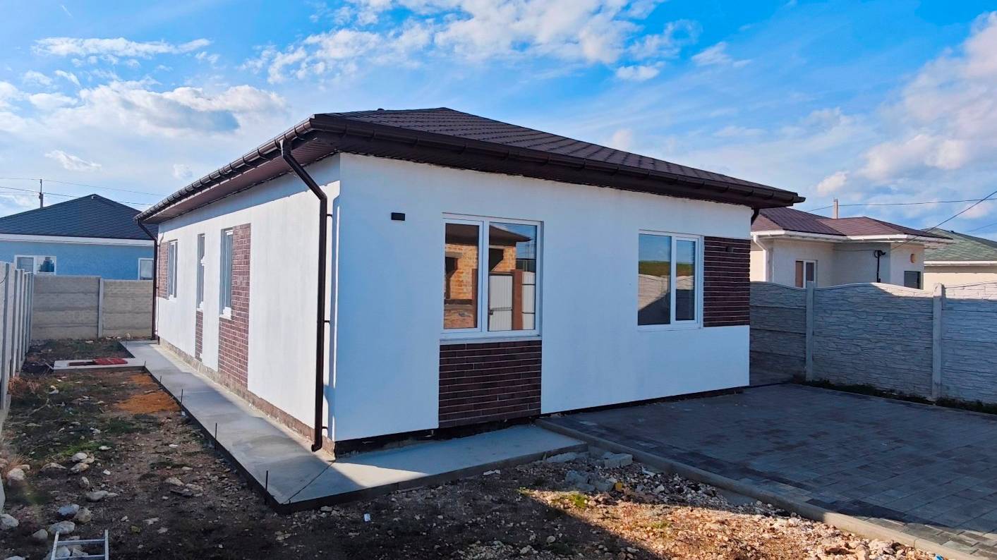 Продажа новый Дом от застройщика с отделкой "под ключ" в Крыму, ИЖС, Газ. Каменка, Симферополь
