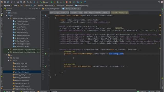 Android Chat App using Firebase Tutorial -15 - Retrieve user Data from Firebase Database смотреть онлайн
