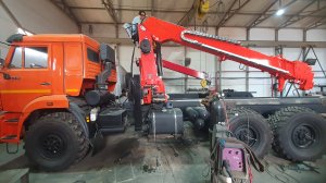 ПРОЕКТ МОСКВА - КАМАЗ ВЕЗДЕХОД ТЯГАЧ В БОРТОВОЙ С КМУ