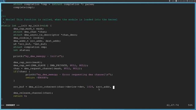 Let's code a Linux Driver - 30 DMA (Direct Memory Access) Memcopy