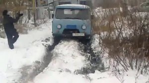 Тест грязь) УАЗ - буханка