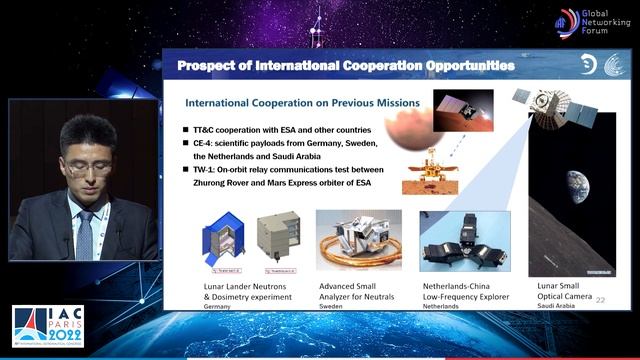 GNF INTERNATIONAL COOPERATION PROSPECTS ON CHINA LUNAR & DEEP SPACE EXPLORATION PROGRAM Wednesday 2