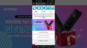 ¡SORTEO 4 MÓVILES (DOOGEE S61 PRO) 📱! / 4 Ganadores