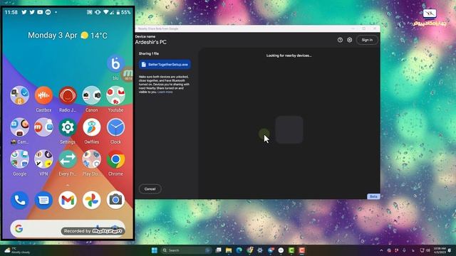 انتقال فایل بین ویندوز و اندروید Nearby Share By Google смотреть онлайн