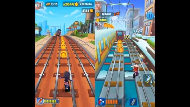 subway surfers VS subway princess runner part 1 - android gameplay смотреть онлайн