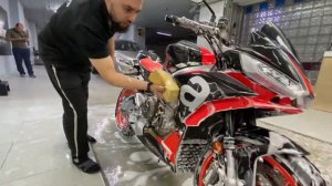 Моем мотобайк Aprilia Racing в Мойвилль