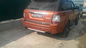 Range Rover Sport Звук выхлопа