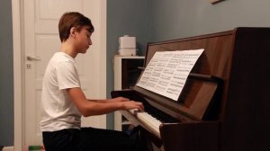 Этюд Черни op. 740, № 1