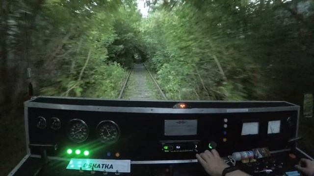 Катаемся на самодельной мотодрезине мотовоз МТК-2К-001 смотреть онлайн