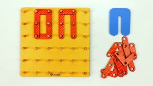 Буквы из Конструктора для Детей.