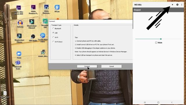 Your mobile can be your PC mic (WO MIC) ㋡ High Quality ㋡ No latency - جوالك هو ميكرفون حاسوبك смотреть онлайн