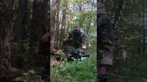 Стрельба из арбалета на 50м, отбор стрел по кучности.