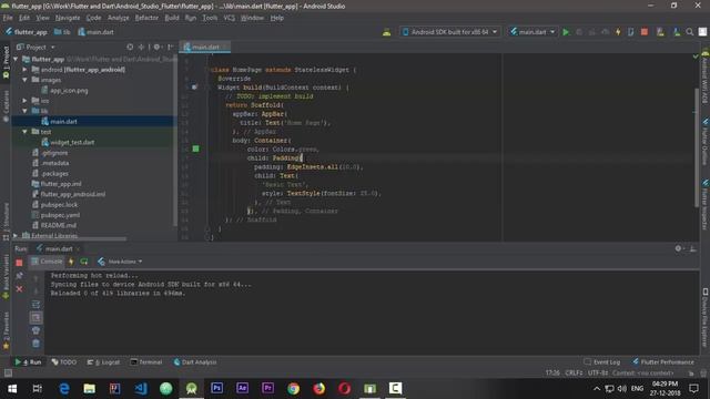 Flutter Tutorial : Container, Rows & Columns | Flutter Course for Beginners