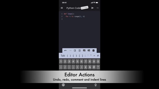 Python CodePad - Mobile Python IDE & Code Editor смотреть онлайн