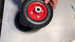 Пневматические колеса 2.50-4 для тележек с удлинёнными ступицами