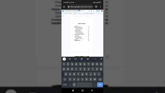 WRITE BOOKS WITH SMARTPHONE, ADD TOC FOR ANDROID (Part 10) #iphonetutorials #googledocstutorial #kd