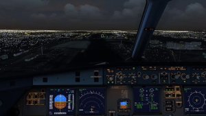 Aerofly FS Global London City A320 Landing Cockpit View | The Best Mobile Flight Simulator