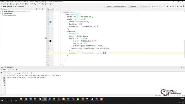 Flutter Tutorial - Value Widgets #16 Rich Text
