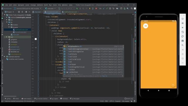 Flutter Todo Reorderable Listview | Provider State Management