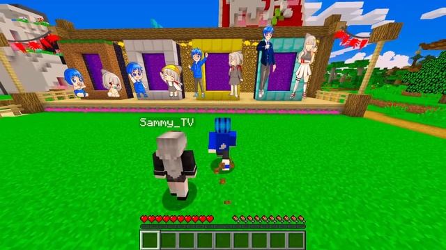 CHUYỆN GÌ XẢY RA NẾU CẶP ĐÔI PHONG CẬN VÀ SAMMY LỚN LÊN TRONG MINECRAFT смотреть онлайн