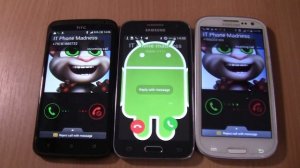 MIUI 11 Android  fake call+Samsung Galaxy S3+S3 fake on Htc One X Incoming cal at the Same Time