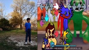 FNF Indie Cross V2 SHOWCASE — Hello Huggy In Real Life
